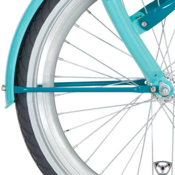 Alpina spatbordstang set 22 Clubb turquoise