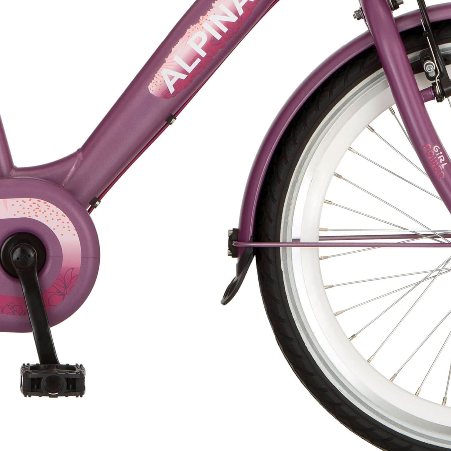 Alpina spatbord set 20 GP vivid purple matt