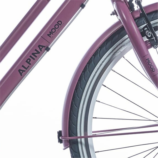 Alpina spatbord set 26 Mood dark mauve matt