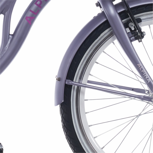 Alpina spatbord set + stang 20 Ocean hazy lavender matt