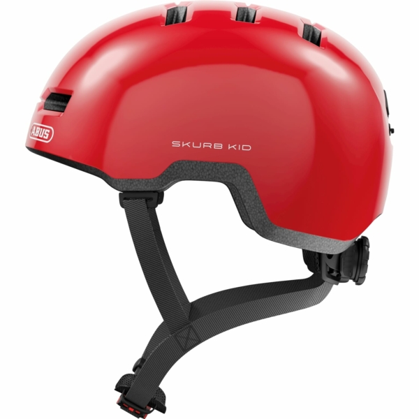 Abus helm Skurb Kid shiny red S 45-50cm
