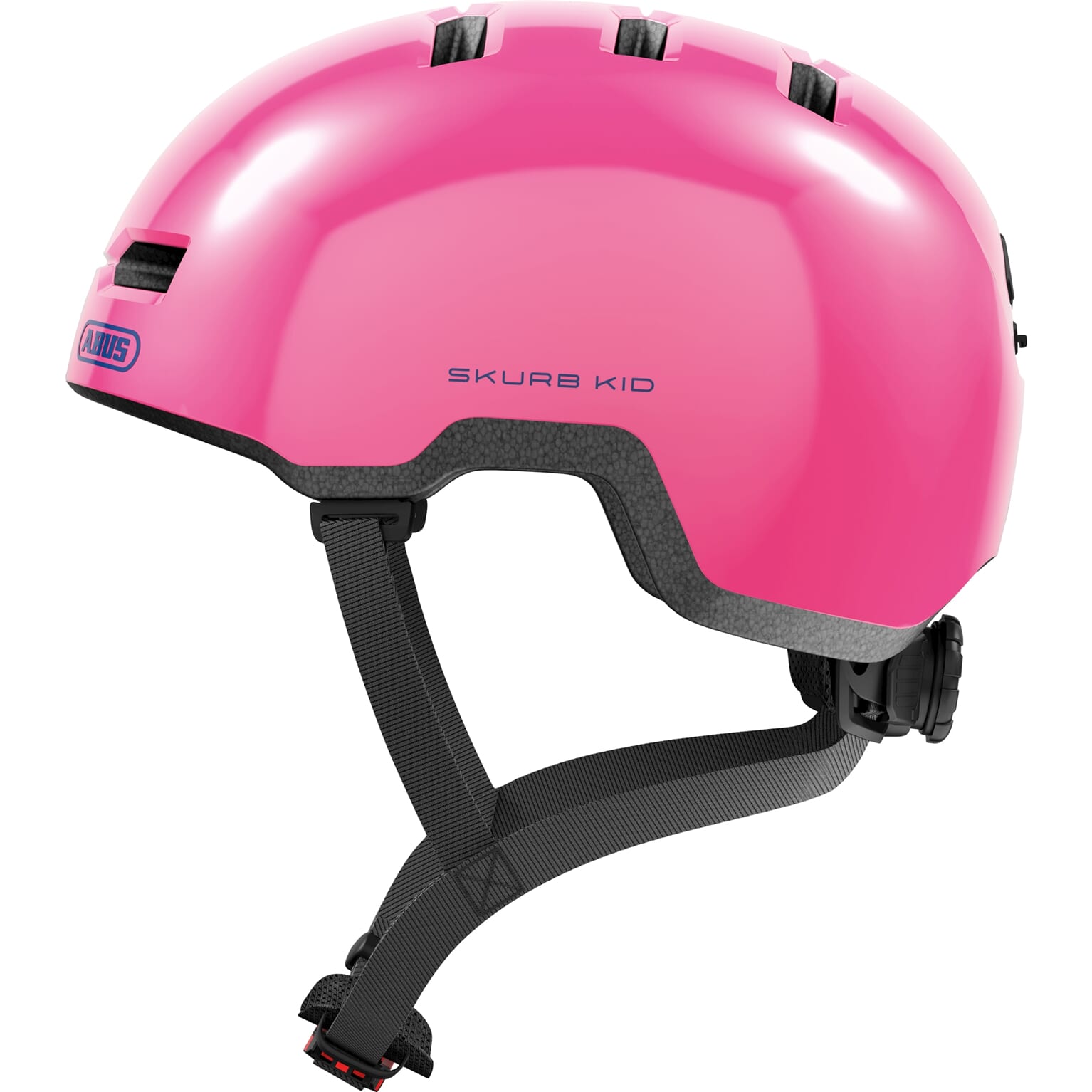 Abus helm Skurb Kid shiny pink M 50-55cm