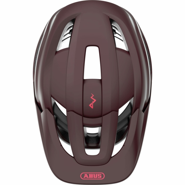 Abus helm Cliffhanger maple red S 51-55cm - Image 4