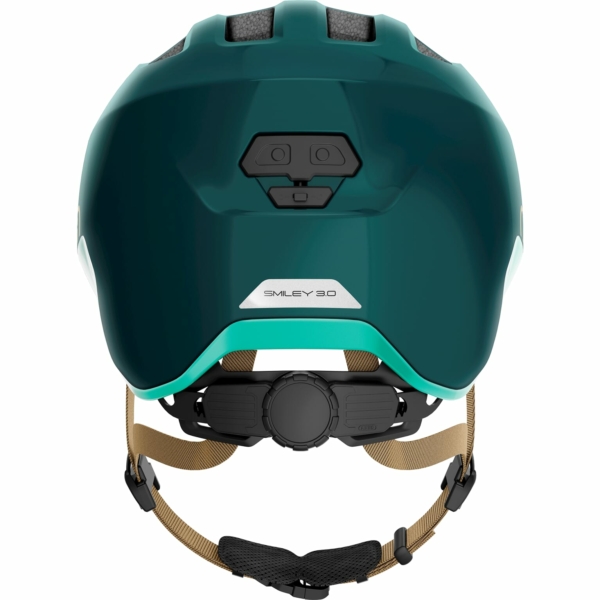 Abus helm Smiley 3.0 ACE LED royal green S 45-50cm - Image 2