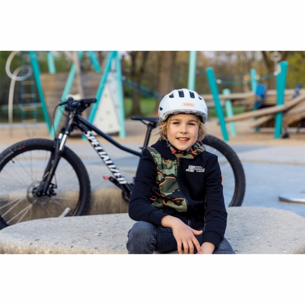 Abus helm Smiley 3.0 ACE LED shiny white S 45-50cm - Image 5