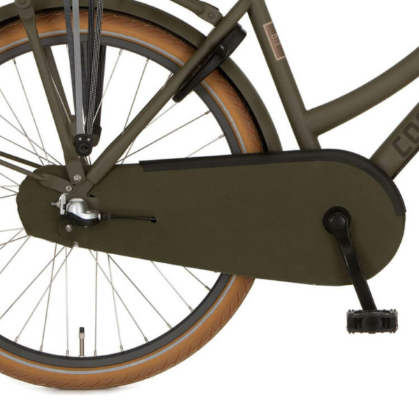 Cortina kettingkast lakdoek 26 U4 dark olive matt