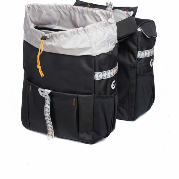Cortina fietstas dubbel Nice AVS zwart 37L - Image 2