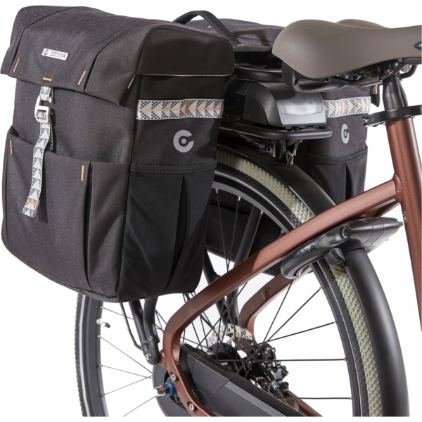 Cortina fietstas dubbel Nice AVS zwart 37L - Image 3