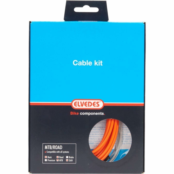 Elvedes schakel kabel kit ATB/RACE oranje