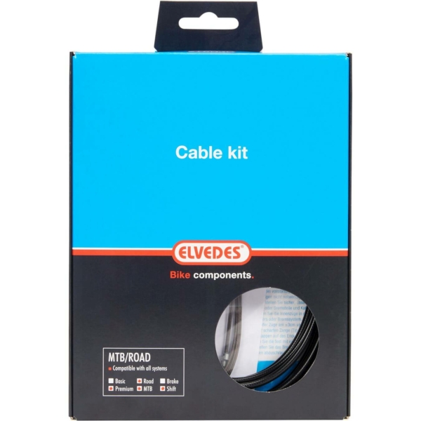 Elvedes schakel kabel kit Pro ATB/RACE zwart