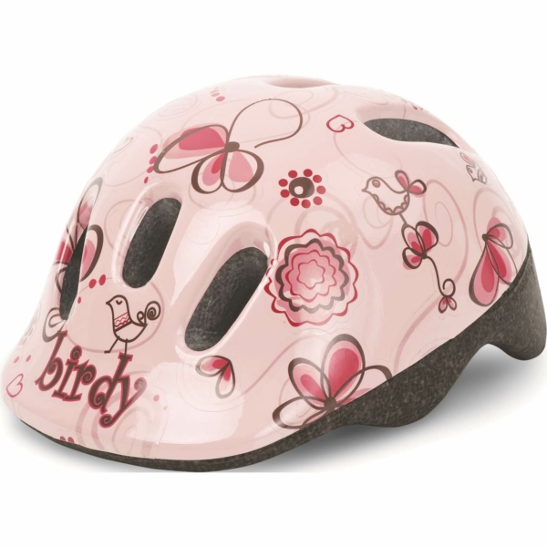 Polisport helm Birdy  XXS 44-48 cm creme/roze