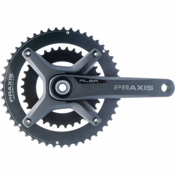 Praxis crankstel Alba M30 DM X-spider 165 50/34T
