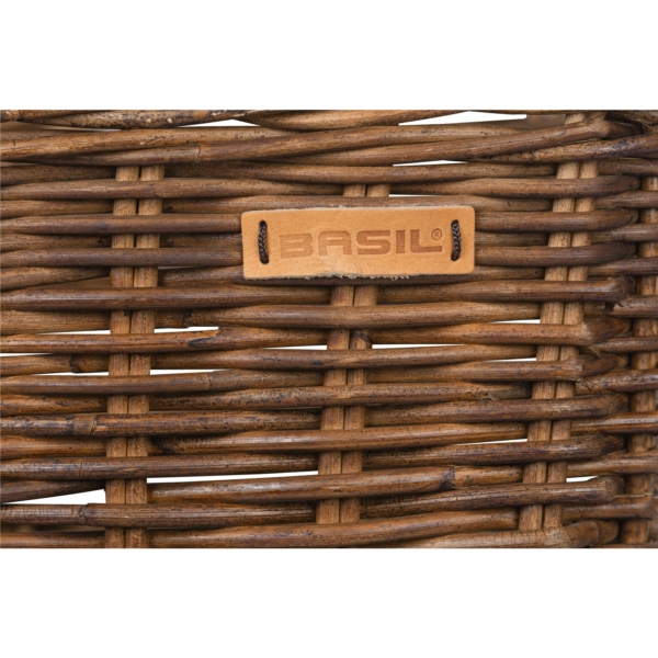 Basil mand riet Dorset L 47L brown 48x37x27cm - Image 4