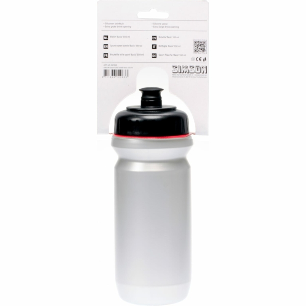 Simson bidon Big Mouth basic 550ml zwart/grijs - Image 4