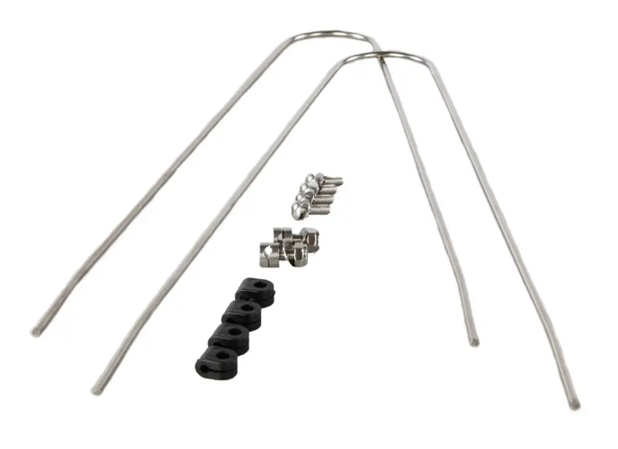 spatbord draadstang set pad 55mm universeel