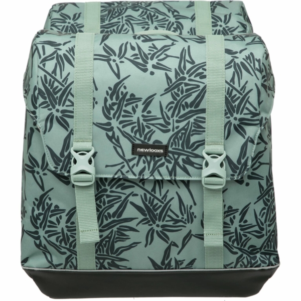 New Looxs fietstas dubbel Alba bamboo green MIK 42L
