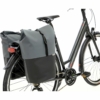 New Looxs fietstas dubbel Nyborg dark grey/black 34L - Image 5