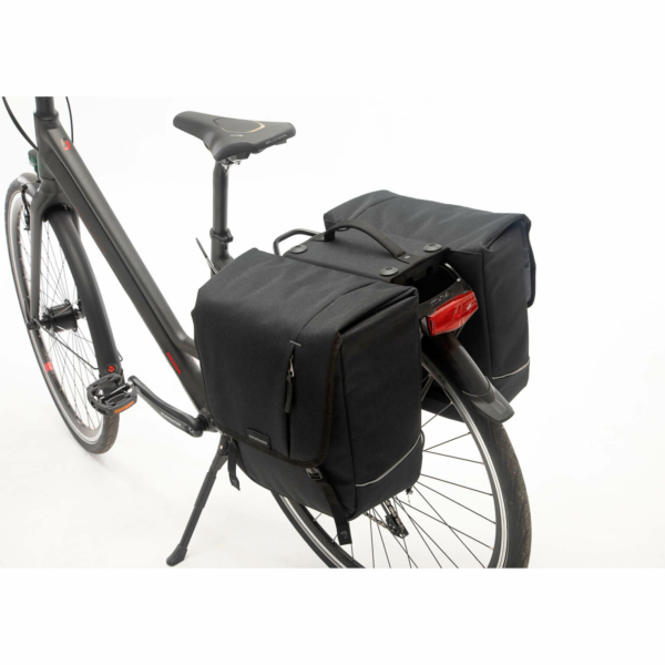 New Looxs fietstas dubbel Nova black Racktime  32L - Image 2