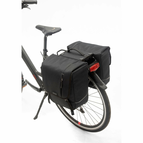 New Looxs fietstas dubbel Nova black Racktime  32L