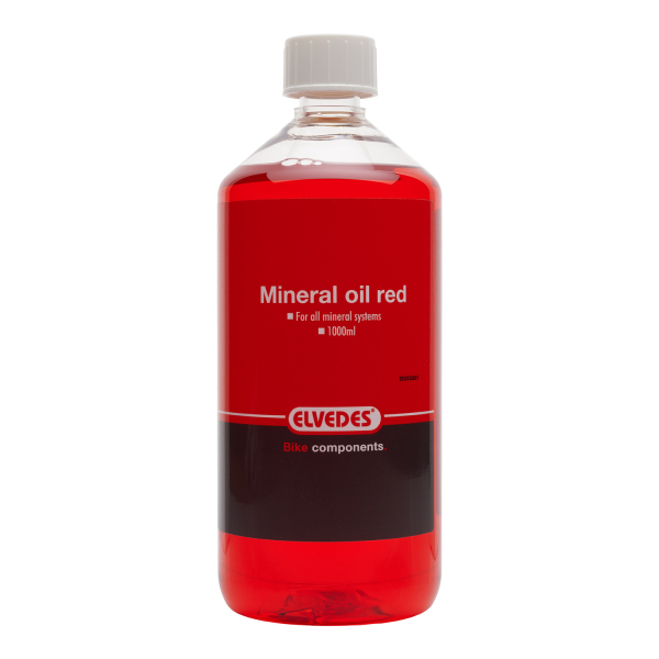 Elvedes mineraal olie 1.000ml rood