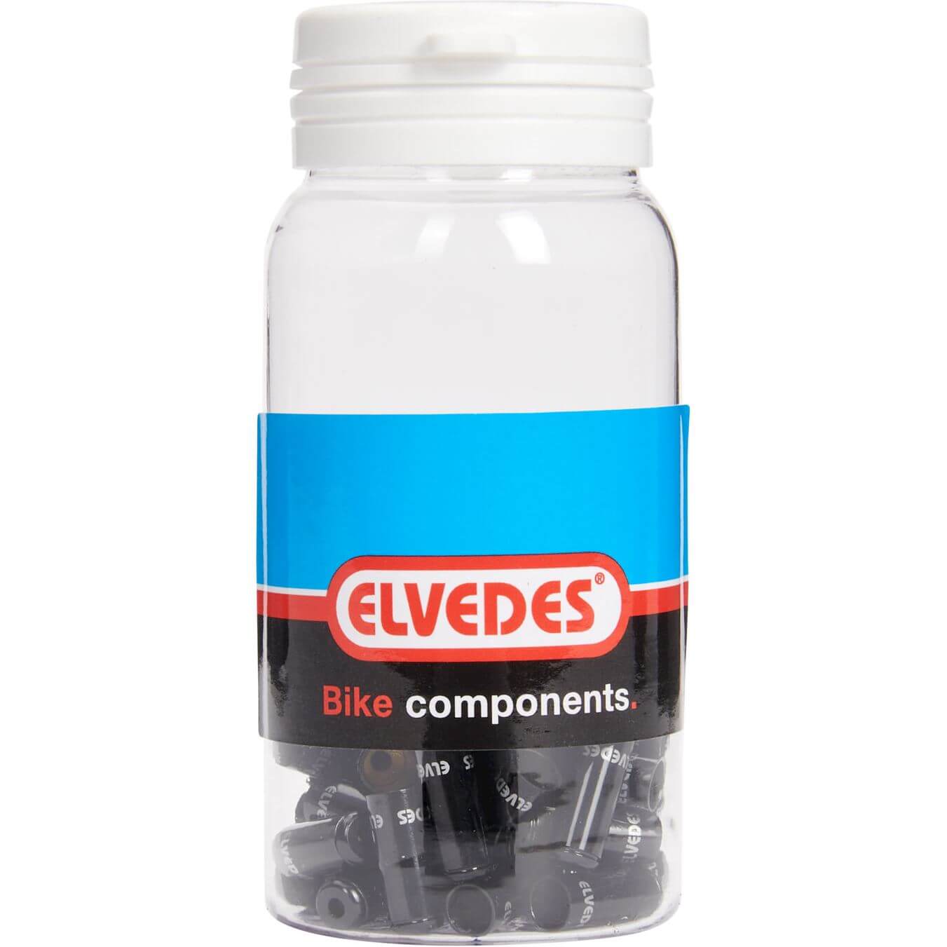 Elvedes gesealede ferrules 5,0mm zwart (50)