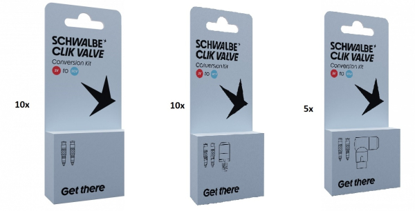 Schwalbe clik valve starter set SV