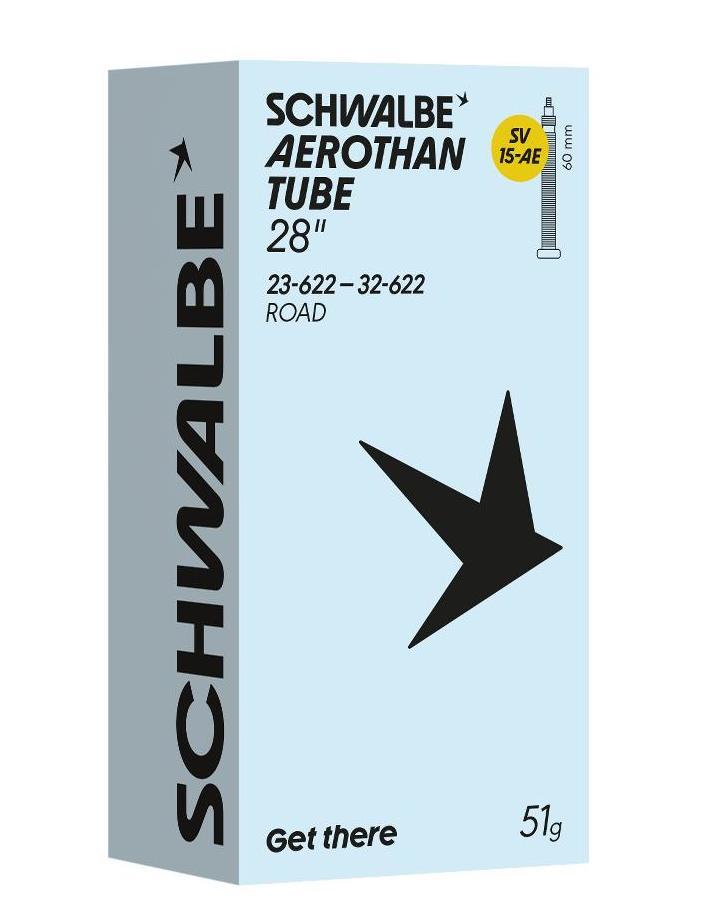 Schwalbe binnenband SV15 AE Aerothan 23/32-622 Alu fv 60mm