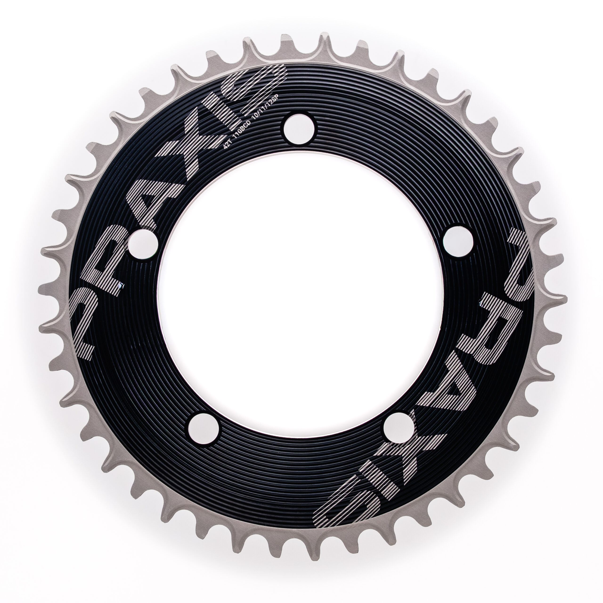 Praxis kettingblad 1x Aero 110BCD M8 54T zwart/zilver