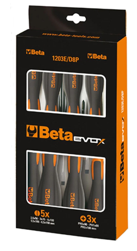 Beta schroevendraaierset 8-delig