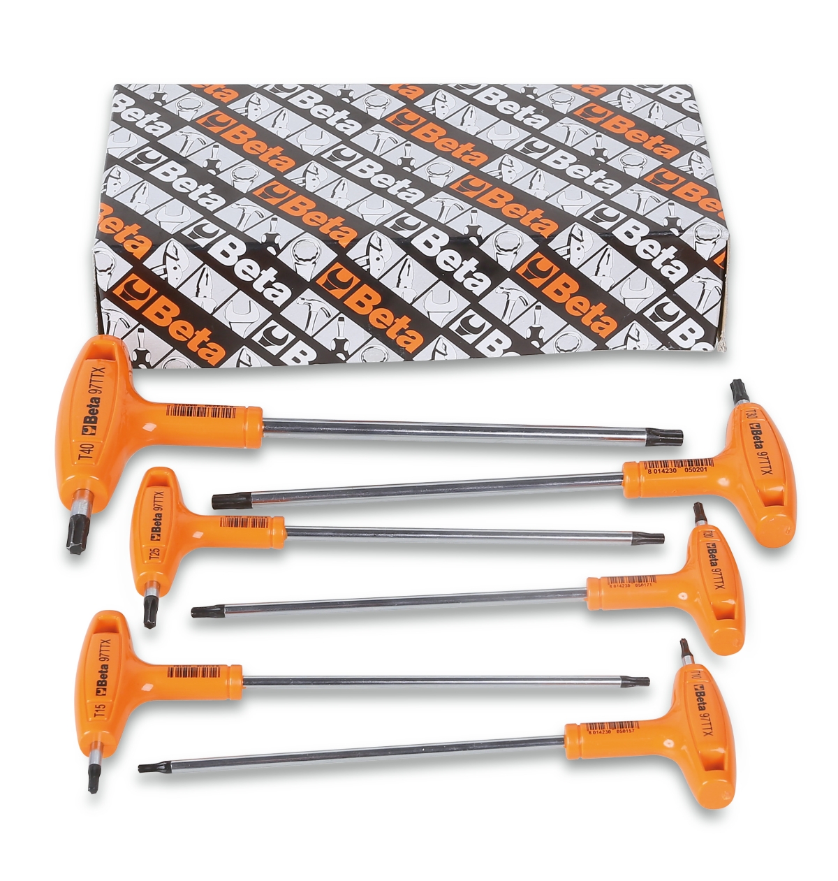 Beta torxsleutel set 6-delig T handvat