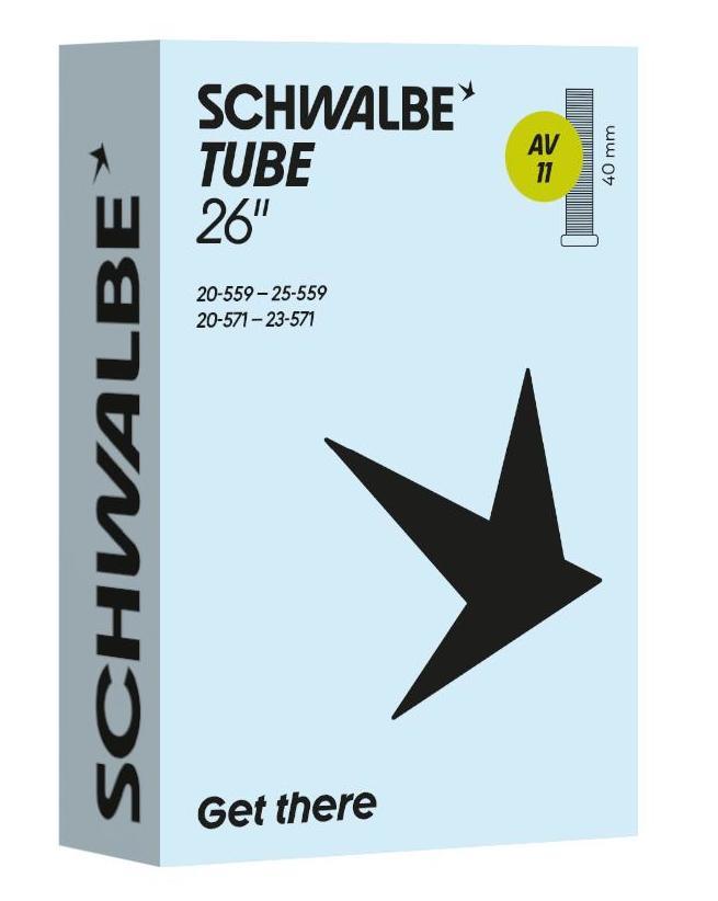 Schwalbe binnenband AV11 26 inch 20/25-559/571 av 40mm