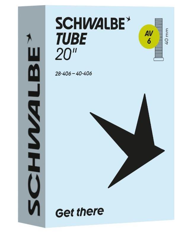 Schwalbe binnenband AV6 20 inch 28/40-406 av 40mm