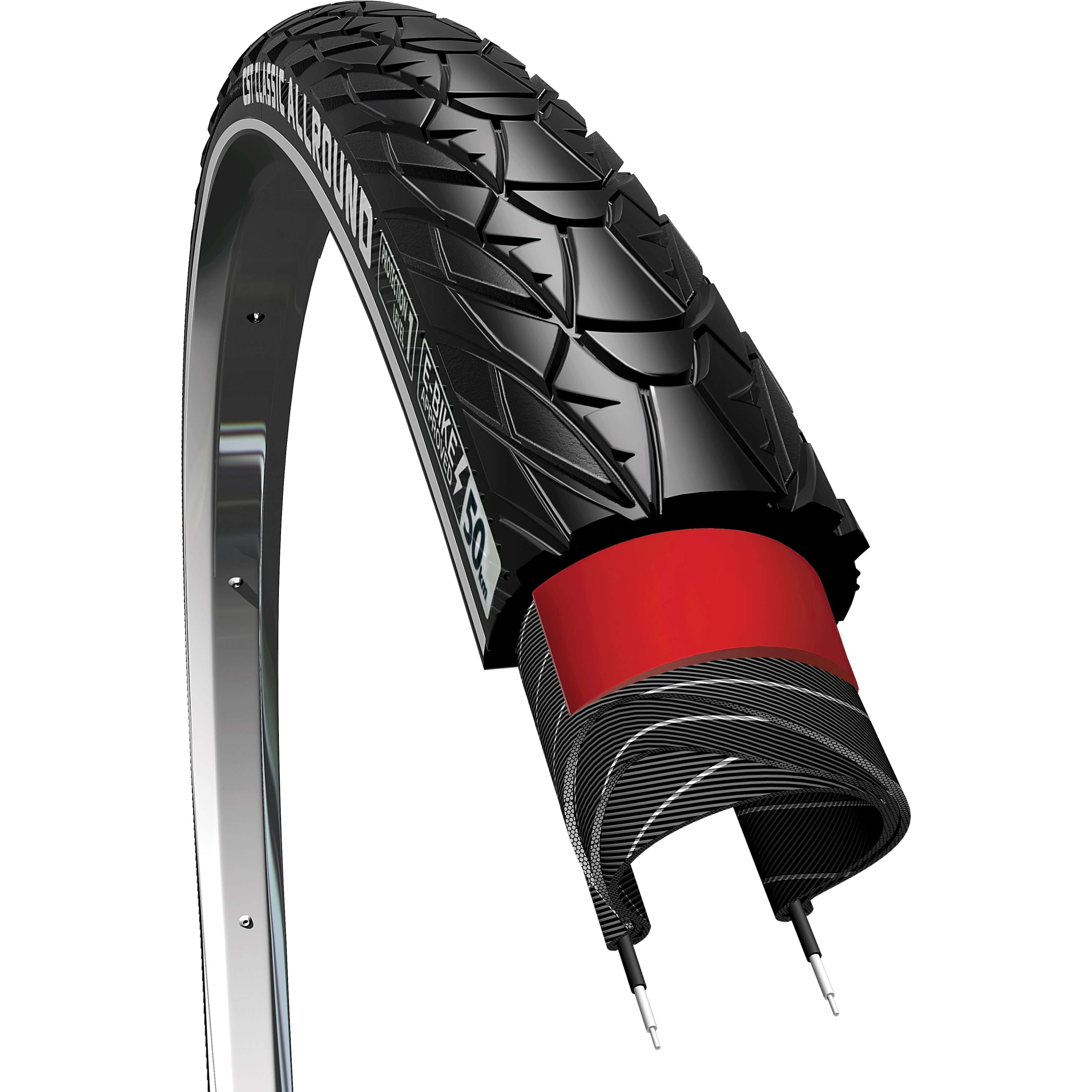 CST buitenband Classic Allround 28 x 1.75 zw refl