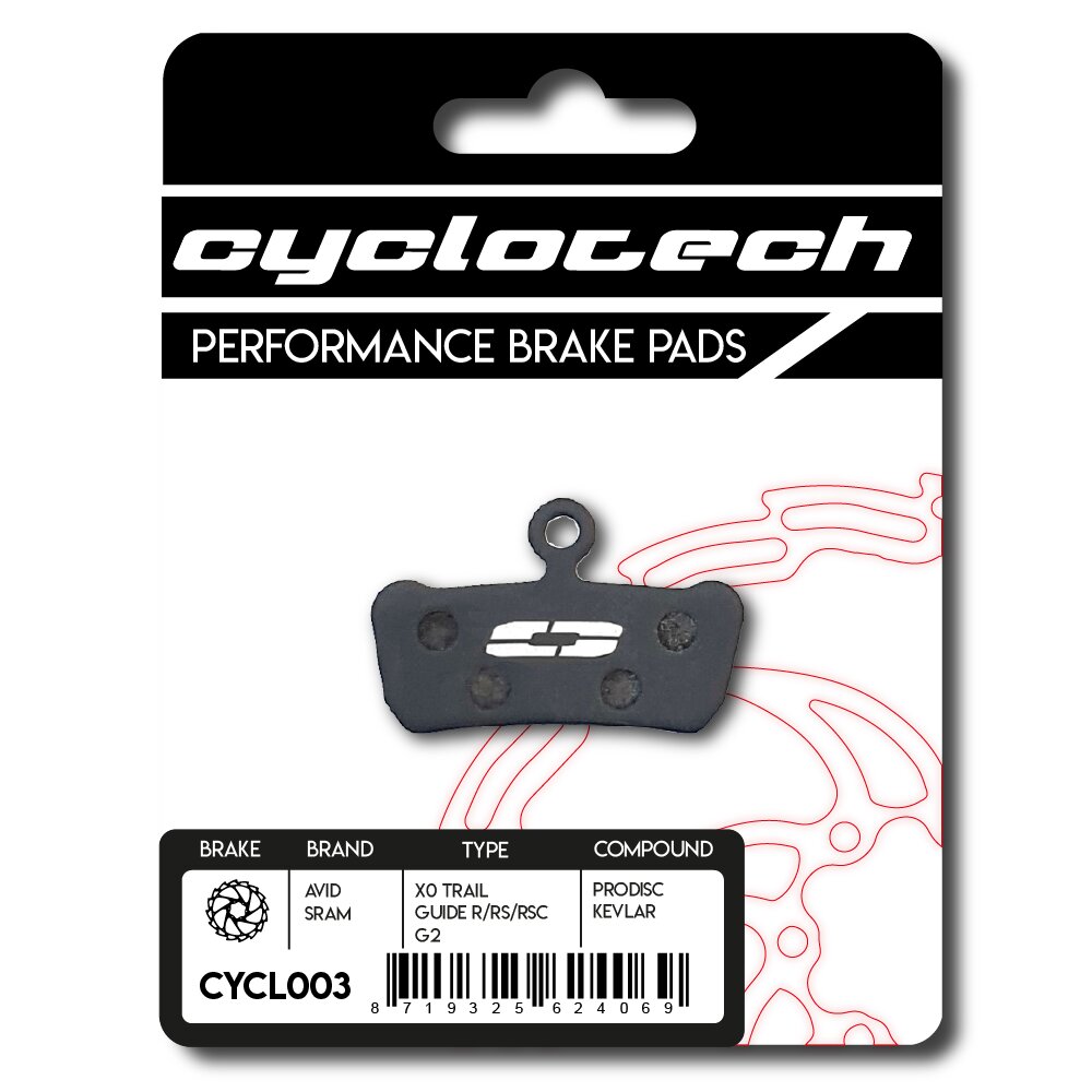 Cyclotech schijfremblok Prodisc Kevlar Sram G2