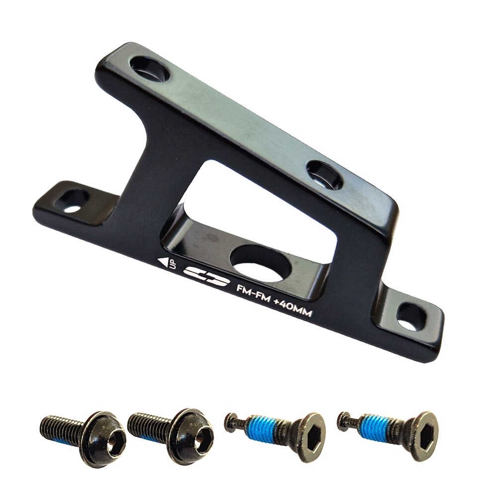 Cyclotech adapter Flatmount Voorvork 140 mm naar 180 mm