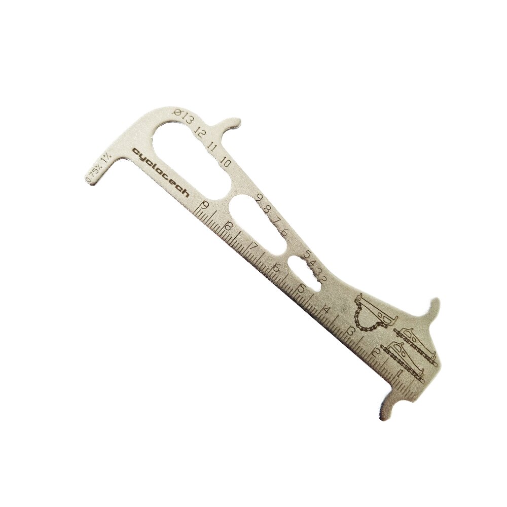 Cyclotech kettingslijtagemeter