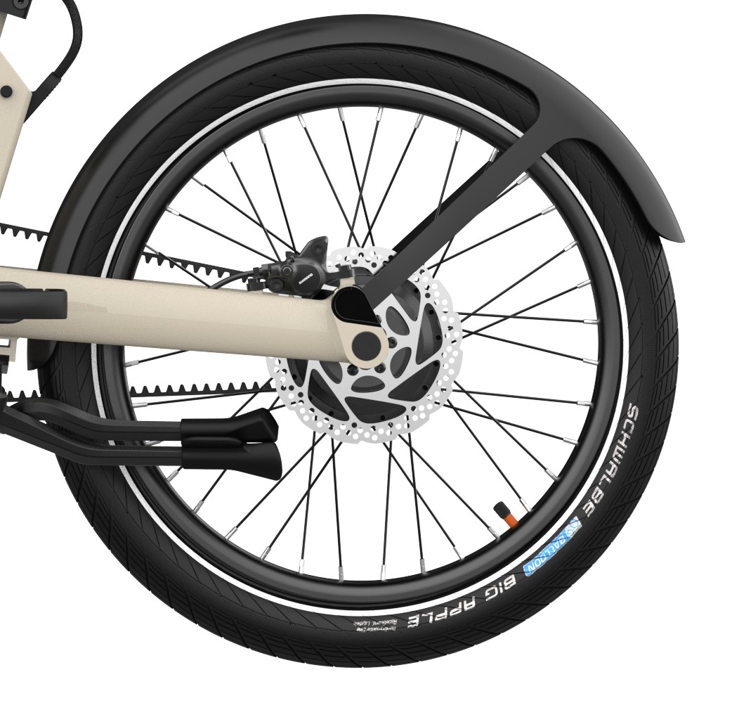 UTO achterwiel Bafang dual speed PRO20 zwart