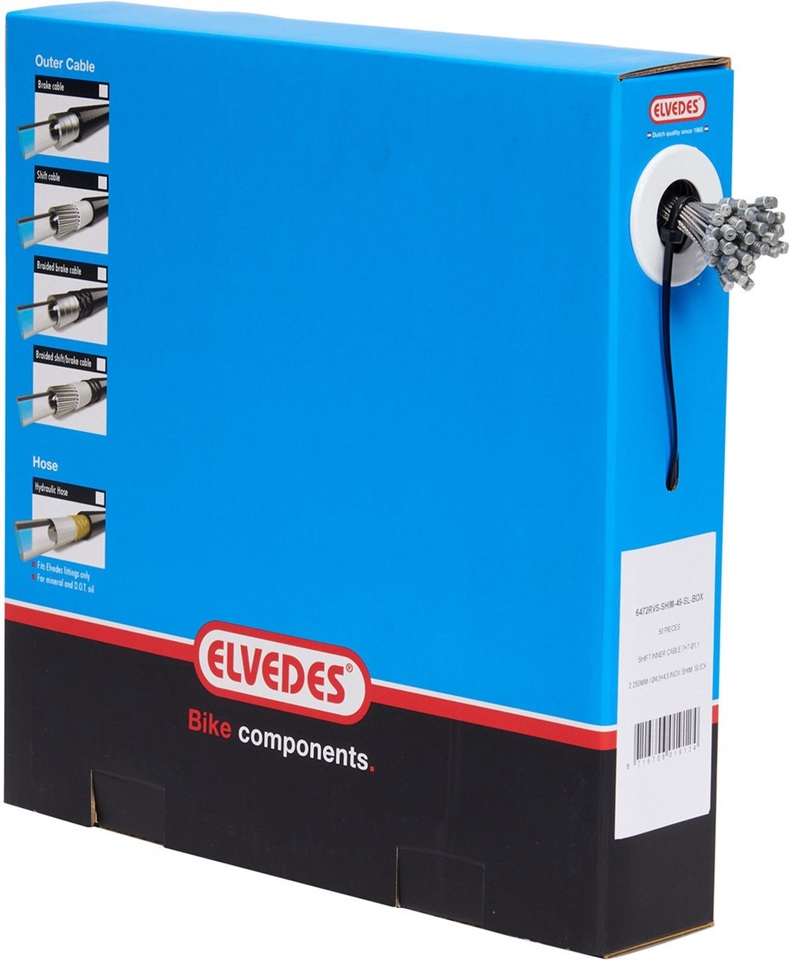 Elvedes schakel binnenkabel rvs 49dr nippel 4.5x4.5 ds (50)