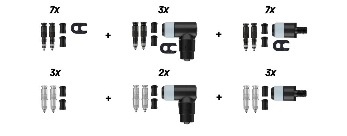 Schwalbe clik valve starter set Mixed