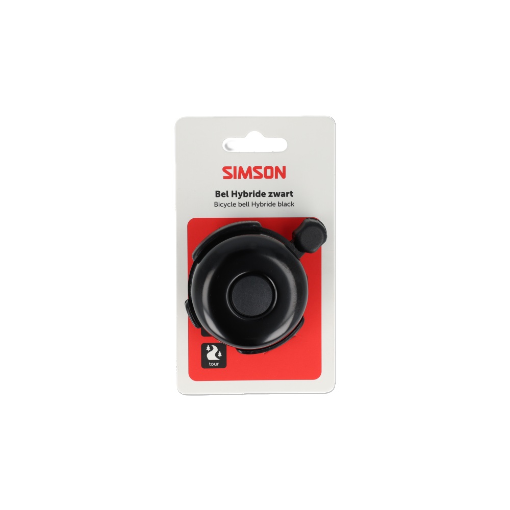 Simson bel Hybride zwart