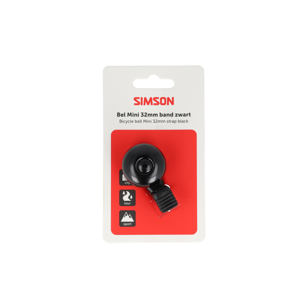 Simson bel Mini 32mm flex band zwart