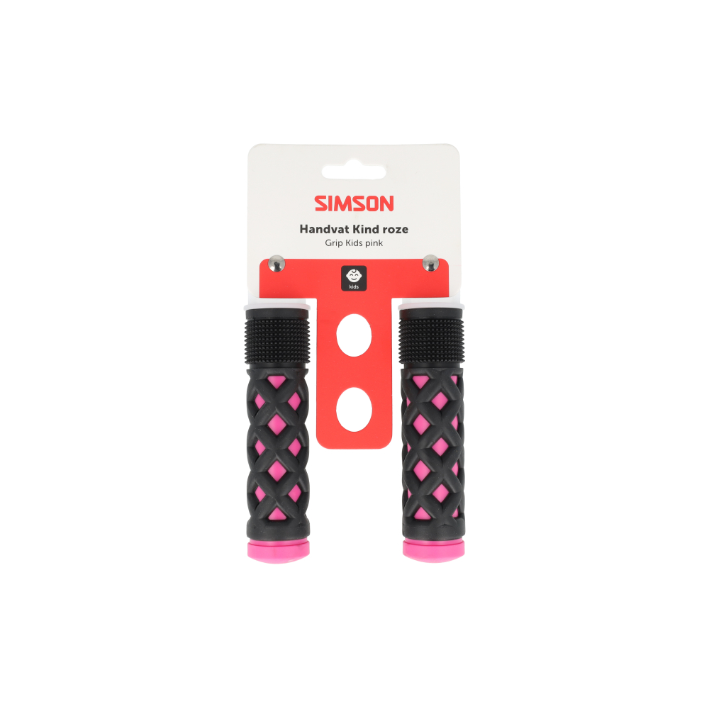Simson handvatten kinder roze/zwart