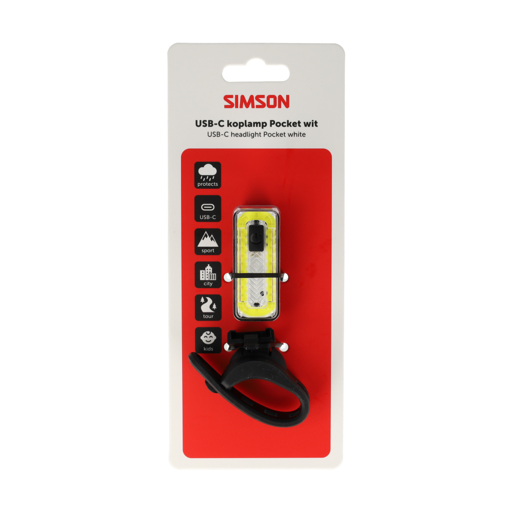 Simson USB-C LED lamp Pocket wit