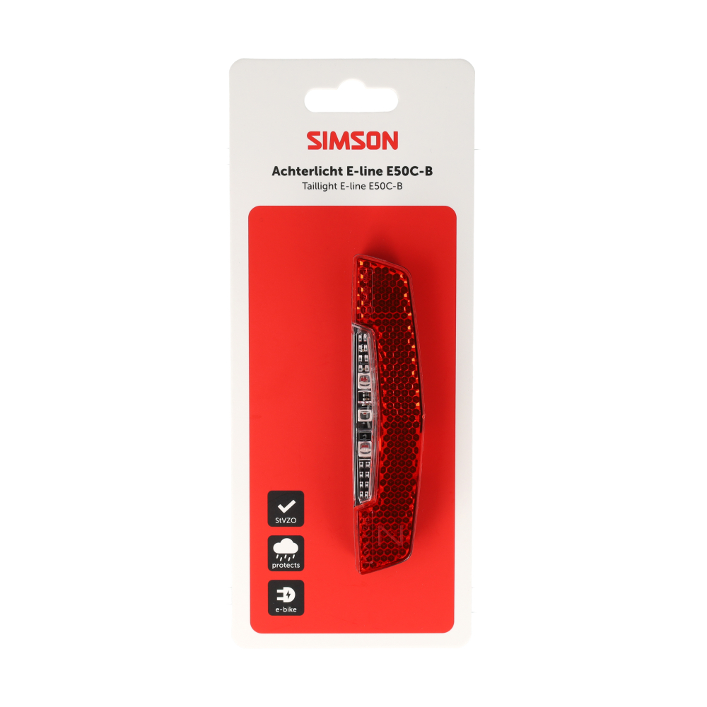 Simson achterlicht Aurora E-line E50C-B