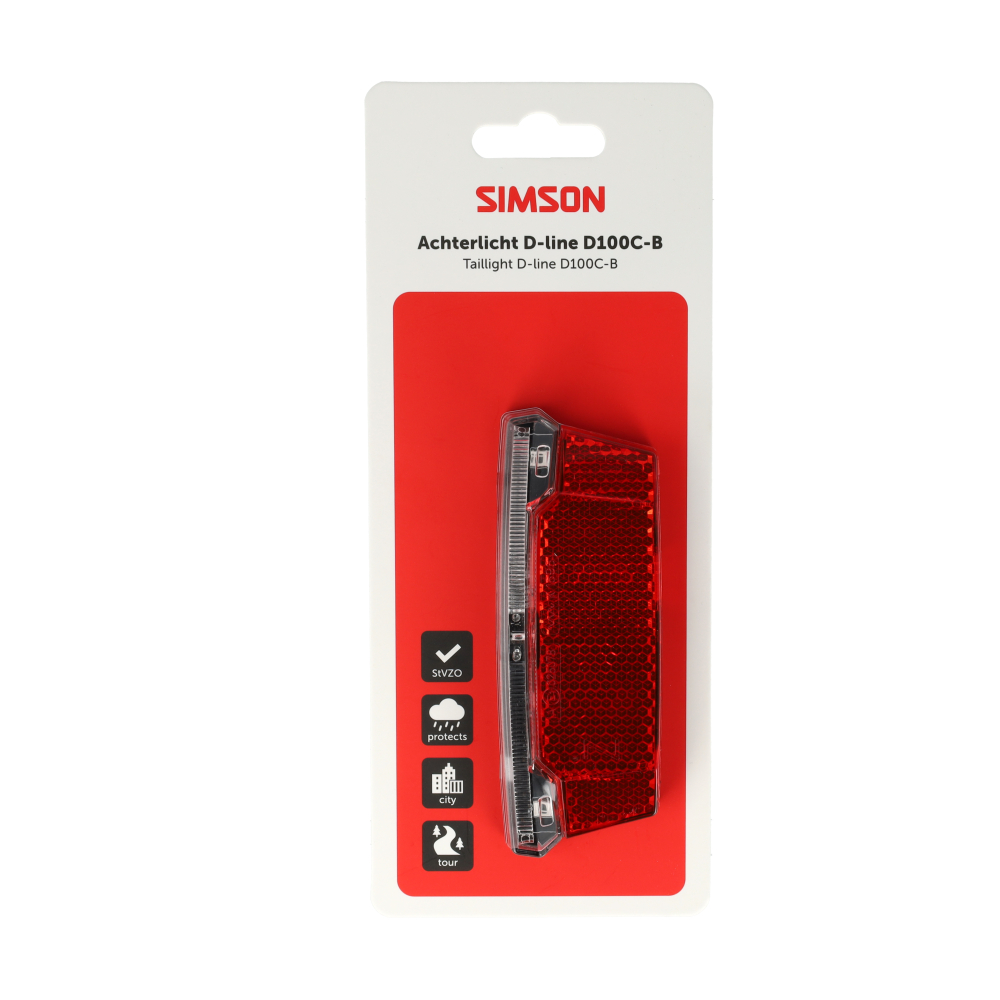 Simson achterlicht Aurora D-line D100C
