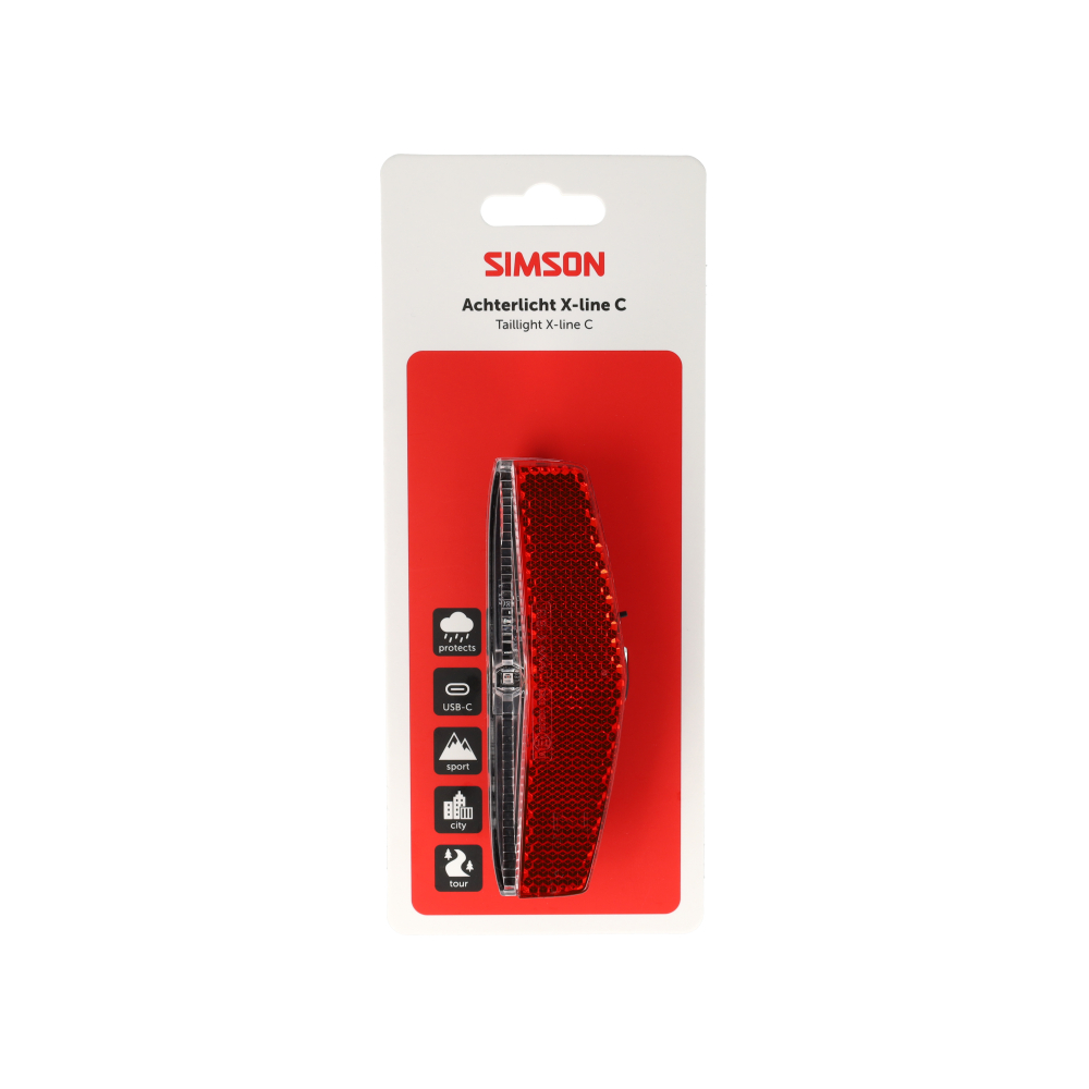 Simson achterlicht Aurora X-line C