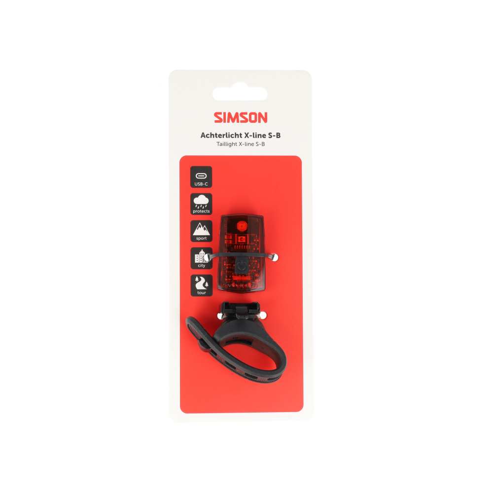 Simson achterlicht Aurora X-line S