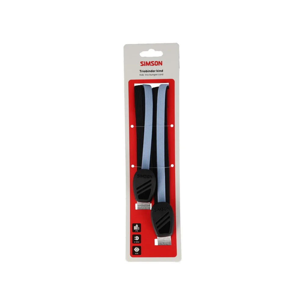 Simson triobinder 24 inch zwart/blauw